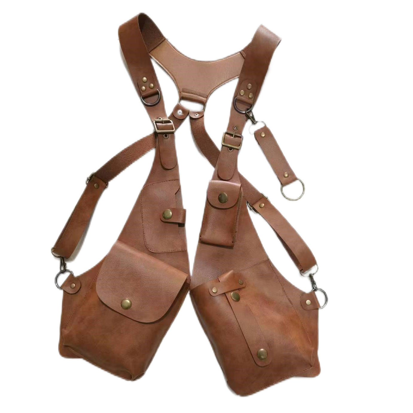 Wildking Steampunk Retro Straps Underarm Shoulder Bag
