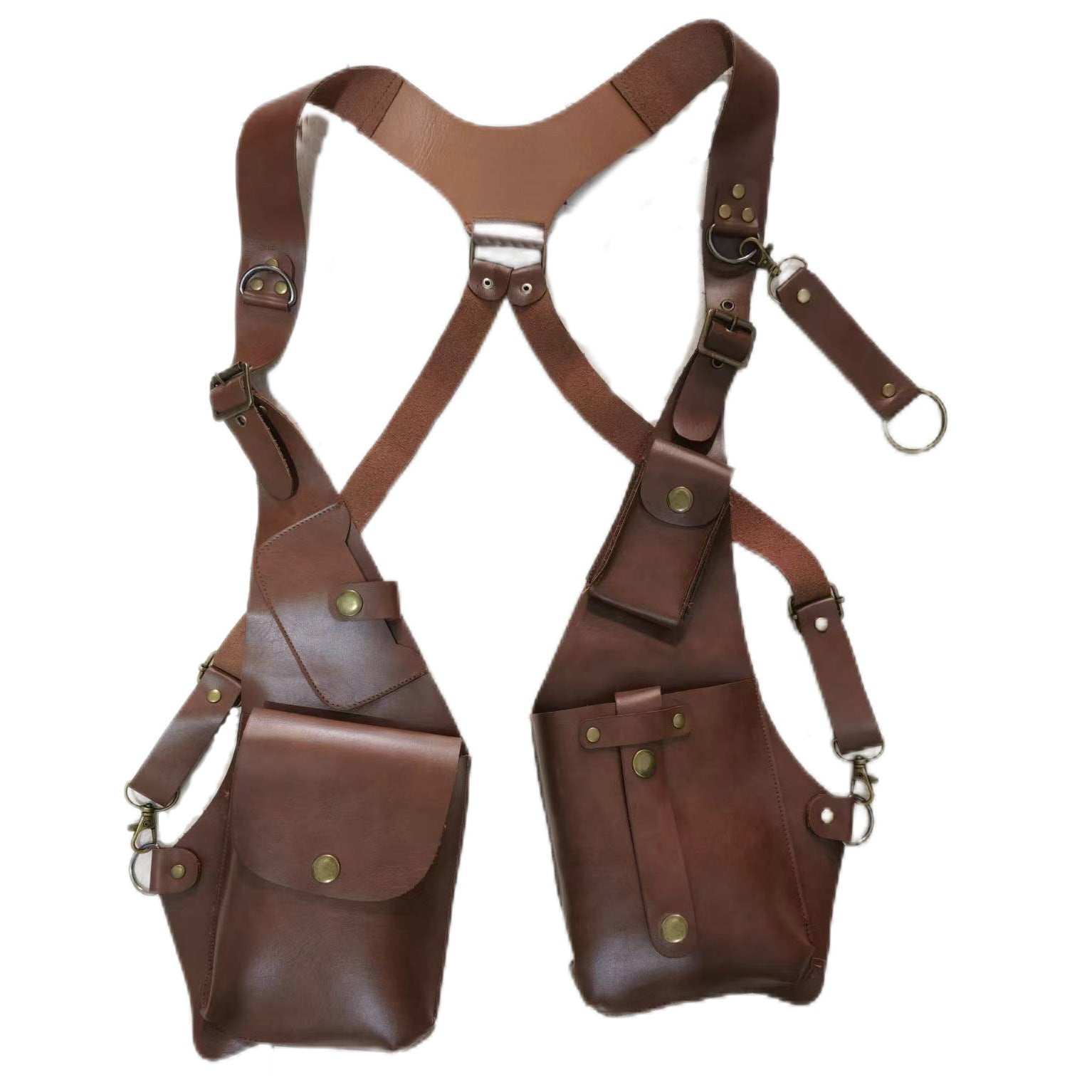 Wildking Steampunk Retro Straps Underarm Shoulder Bag