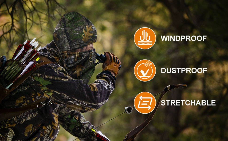 Wildking Hunting Bionic Camouflage Windproof Warm Hood