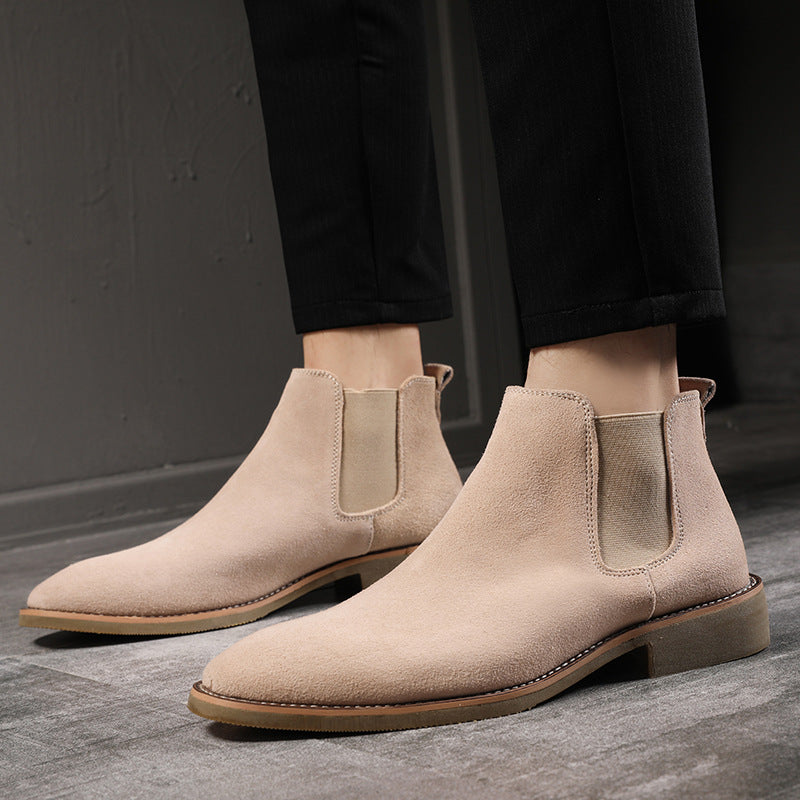 Wildking Men's Genuine Leather Autumn and Winter Chelsea Boots 2.0