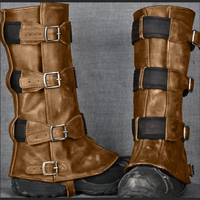 Wildking Men's Retro Medieval Renaissance Motorcycle Leggings T003