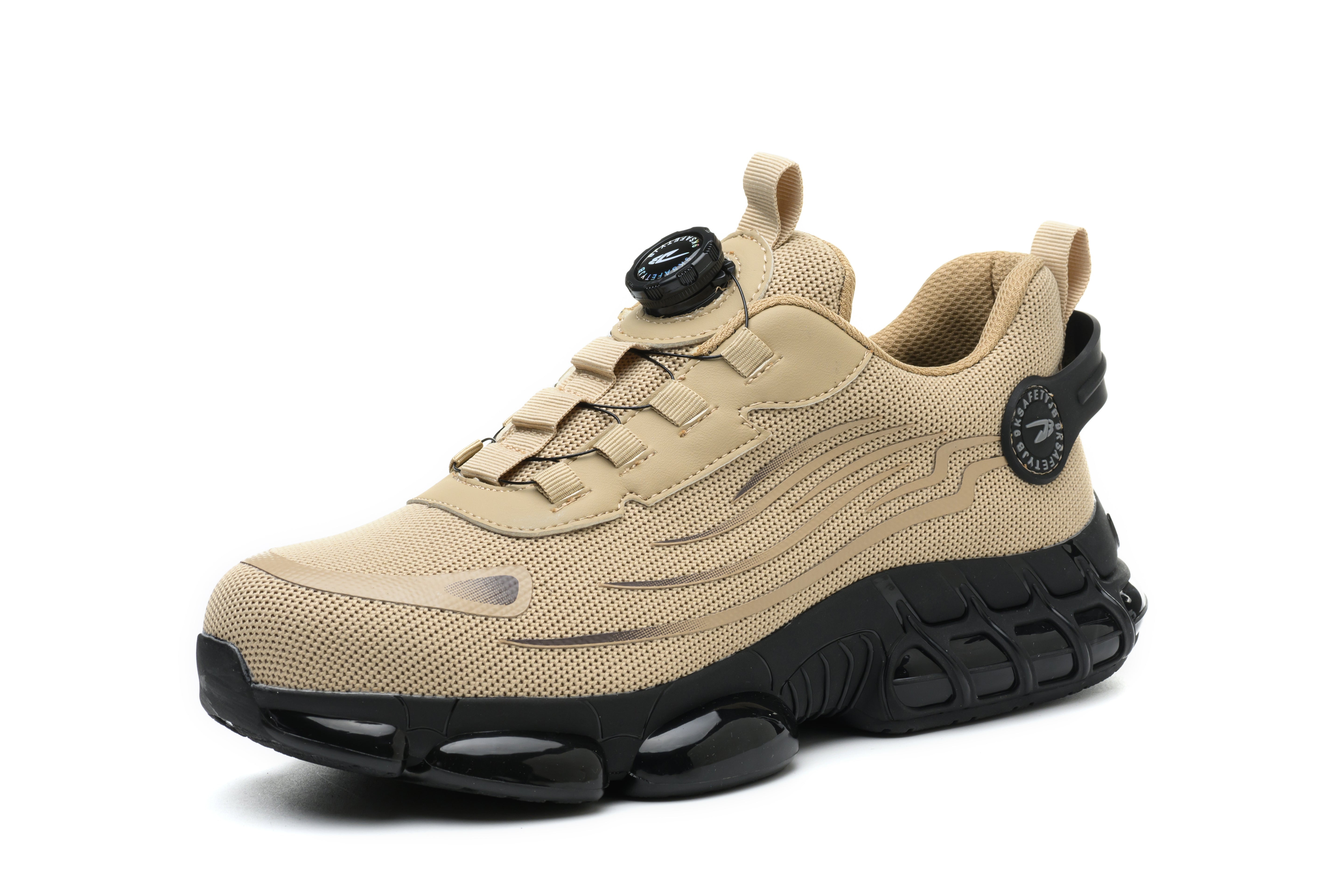 Wildking Rotating Button Safety Shoes Anti-smash Anti-puncture Work Shoes R001