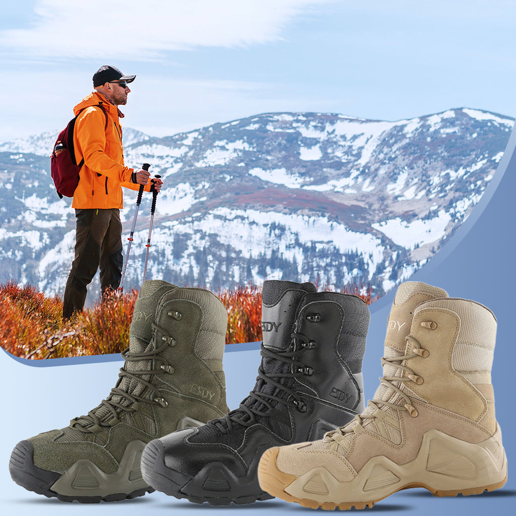 Elevate Your Adventure: WildKing Men’s High-Top Hiking Tactical Boots