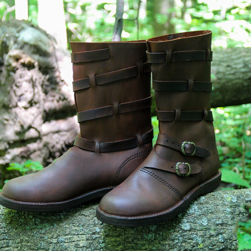 Wildking Men’s Viking Medieval Renaissance Boots B1056: A Timeless Fusion of History, Style, and Strength