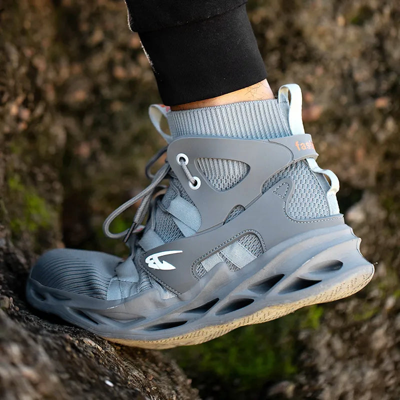 Wildking R046 Lightweight Athletic Work Boots: Flexible, Cushioned & Sport-Inspired Design