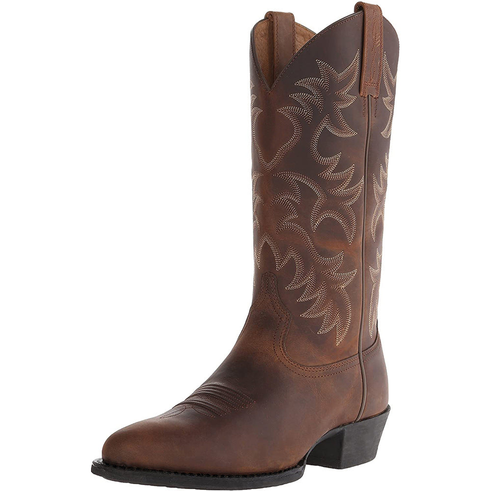 Wildking Men's High Top Heeled Modern Traditional Cowboy Boots 6080: A Perfect Fusion of Tradition and Contemporary Style