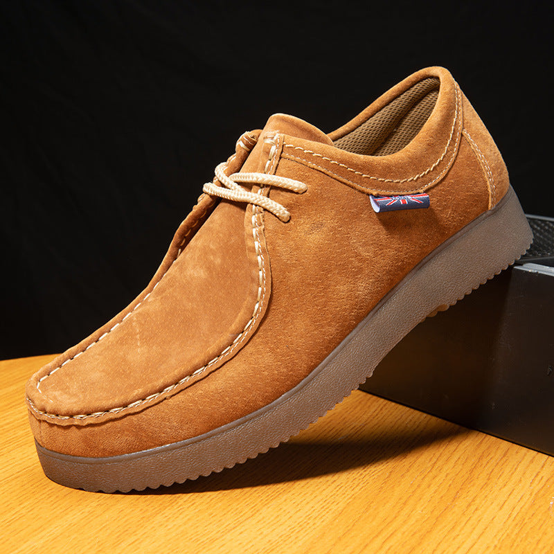 Wildking Men's Retro British Casual Workwear Loafers D3004