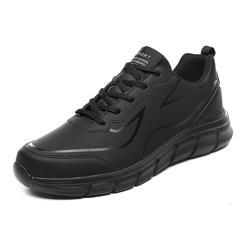 WildKing Men's Leather Non-Slip Training Jogging Sneakers D3010