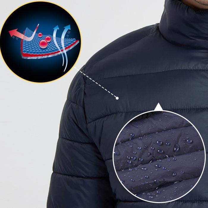 Wildking Men's Hooded Lightweight Waterproof Warm Jacket T607