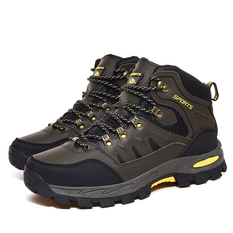 Wildking Men's Mid Height Steel Toe Waterproof Work Boots