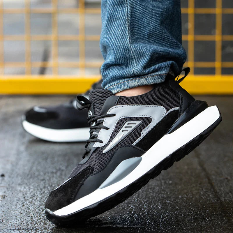 Wildking Indestructible Safety Shoes Work Sneakers Light Security Boots Steel Toe R009