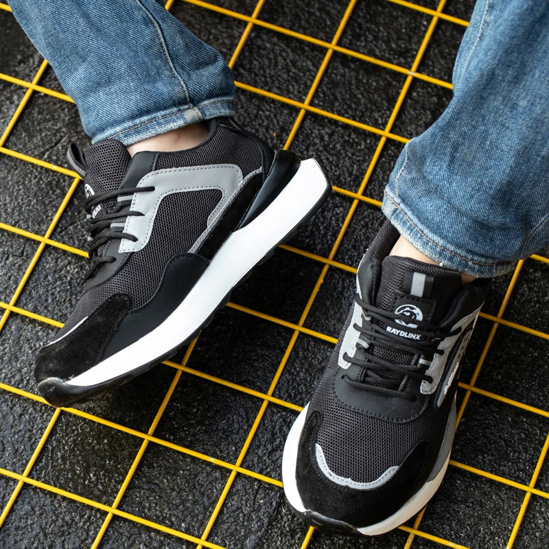 Wildking Indestructible Safety Shoes Work Sneakers Light Security Boots Steel Toe R009