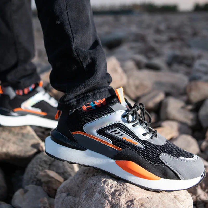 Wildking Indestructible Safety Shoes Work Sneakers Light Security Boots Steel Toe R009