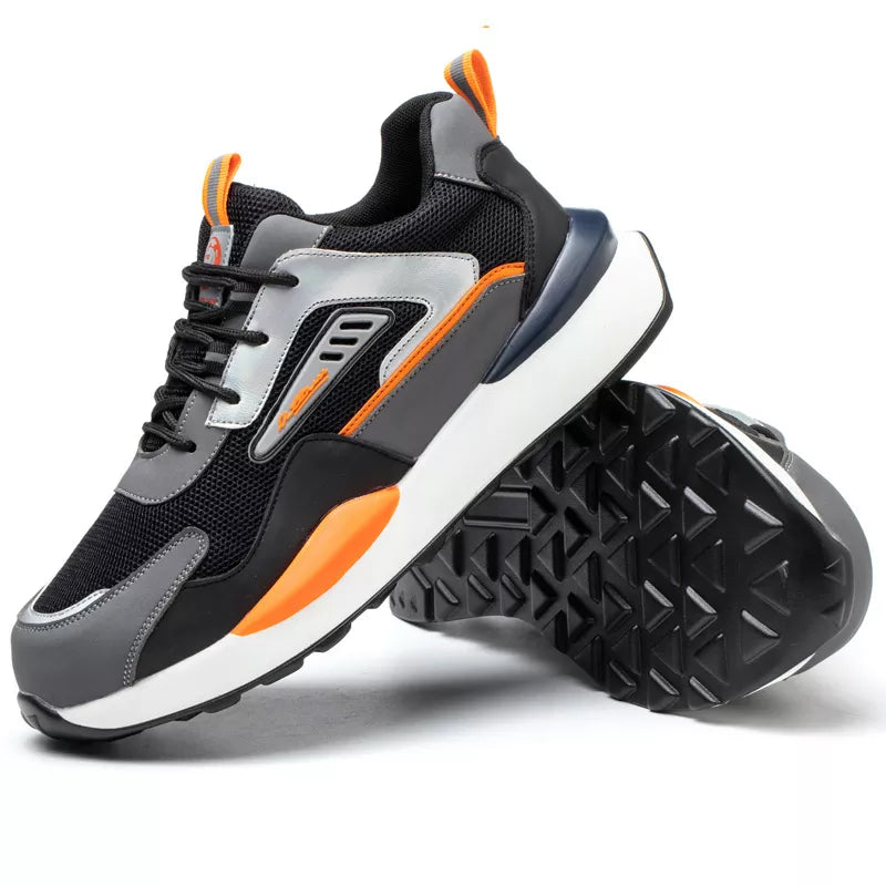 Wildking Indestructible Safety Shoes Work Sneakers Light Security Boots Steel Toe R009