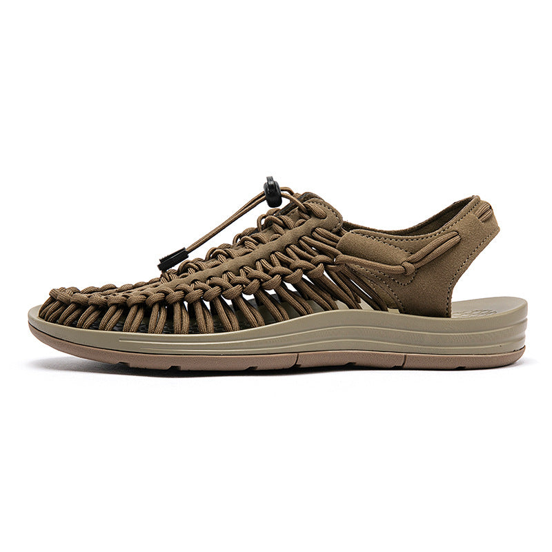 Handwoven Toe-to-Toe Beach Sandals 5.0