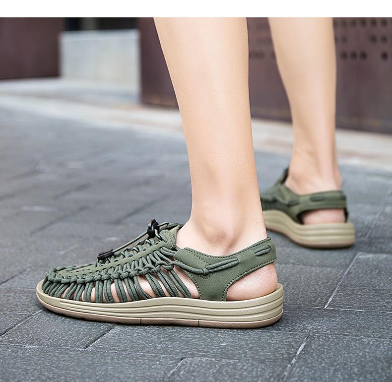 Handwoven Toe-to-Toe Beach Sandals 5.0