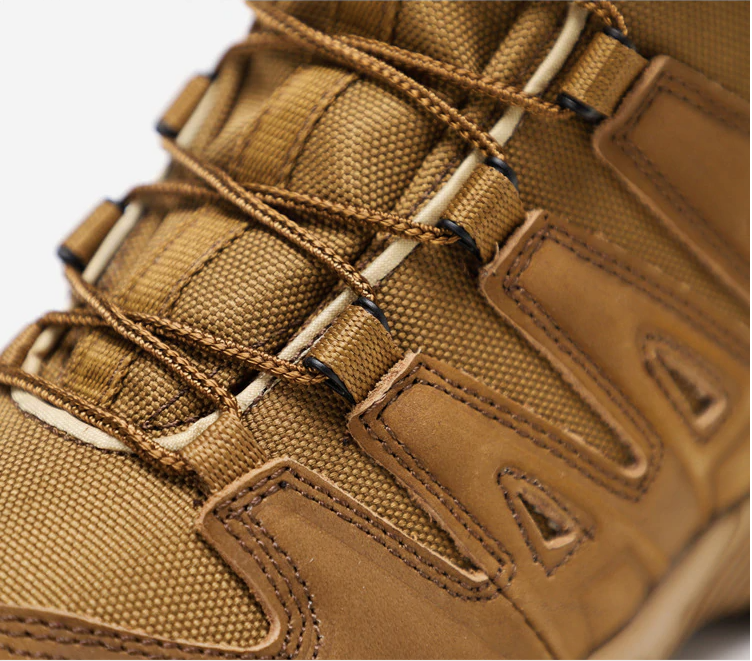 Wildking Men's Mid-Top Outdoor Combat Boots for Sports Mountain Camping