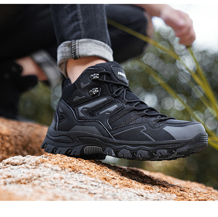 Wildking Men's Ankle High Waterproof Hiking Boots 3.5