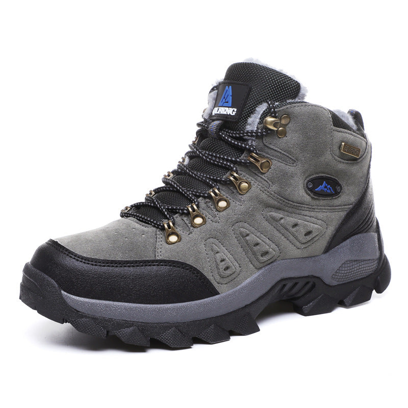 Men's Mid-Top Waterproof Non-Slip Hiking Shoes B3074