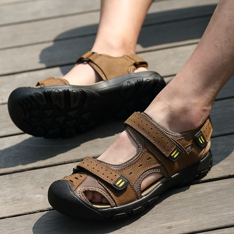 Men's Drainage Toe Non-Slip Sandals 6.5