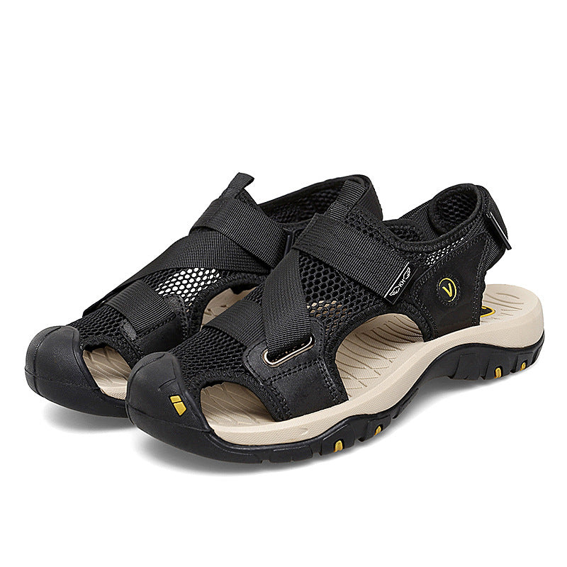 Men's Toe-Cap Breathable Hollow Mesh Sandals 3.0