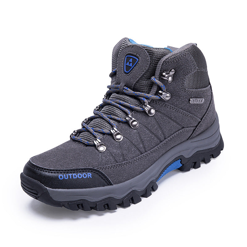 Men's Mid-Top Waterproof Non-Slip Hiking Shoes 4.5