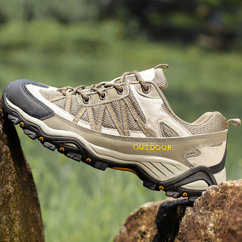 Men's Waterproof Low-Top Lightweight Breathable Hiking Shoes 6.0