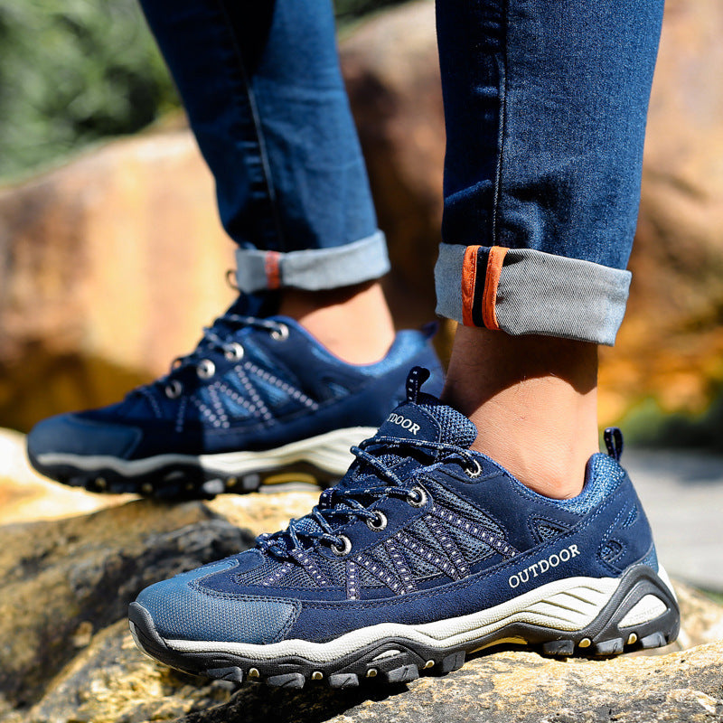 Men's Waterproof Low-Top Lightweight Breathable Hiking Shoes 6.0