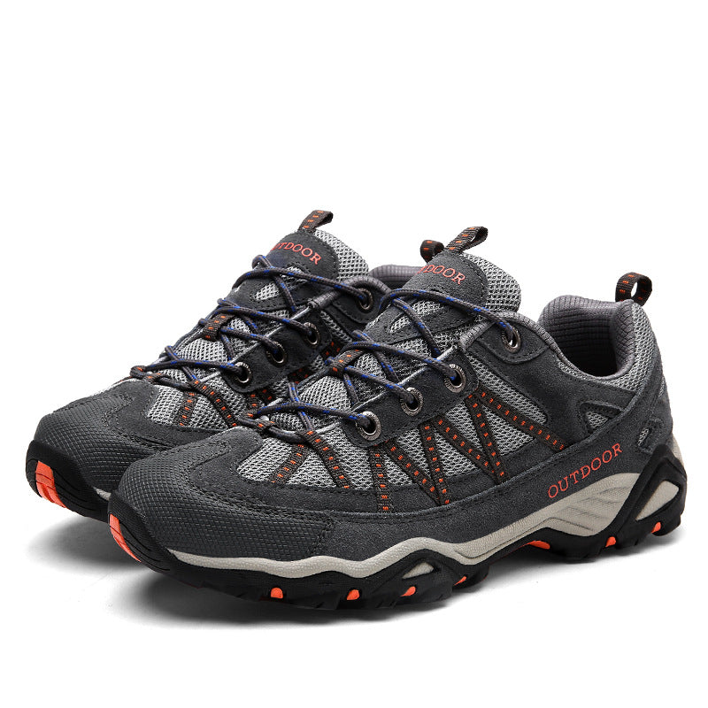 Men's Waterproof Low-Top Lightweight Breathable Hiking Shoes 6.0