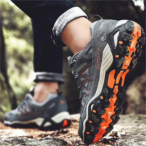 Men's Waterproof Low-Top Lightweight Breathable Hiking Shoes 6.0