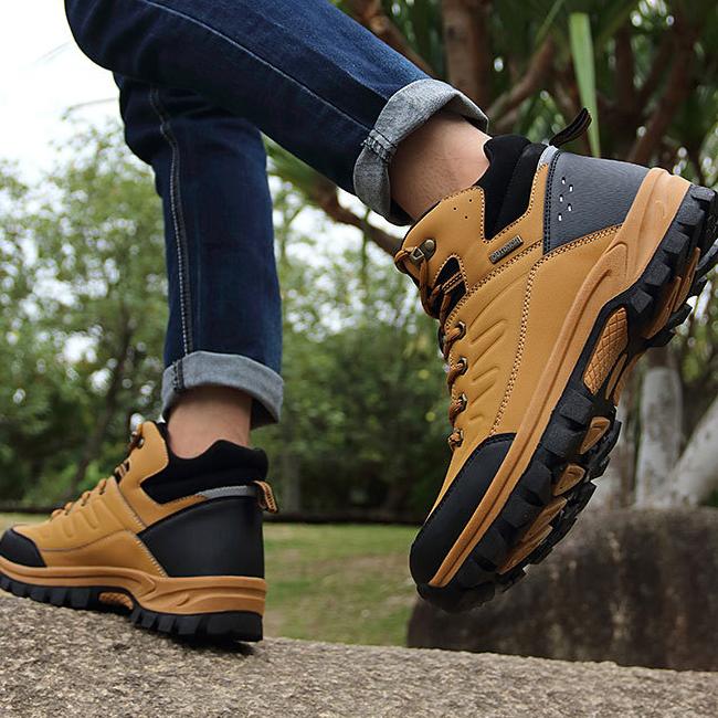 Wildking Men's Waterproof Non-Slip Lightweight Hiking Shoes 3.5