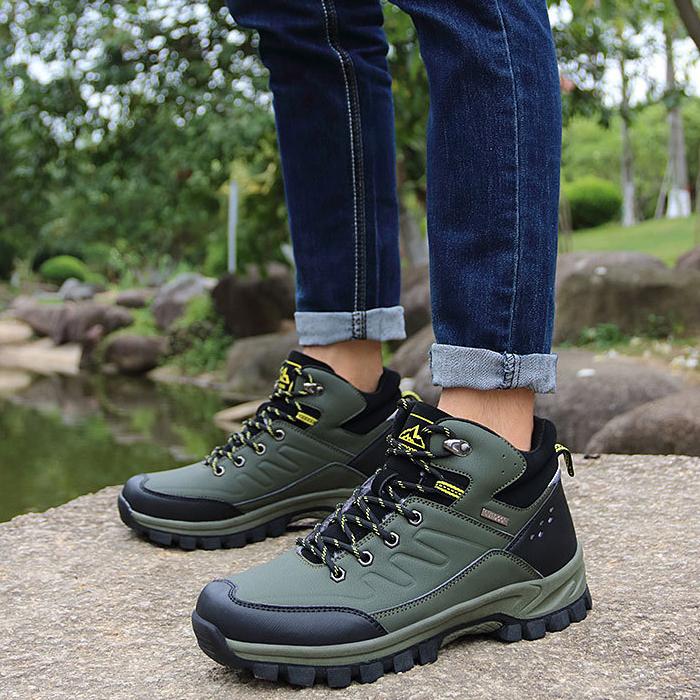 Wildking Men's Waterproof Non-Slip Lightweight Hiking Shoes 3.5