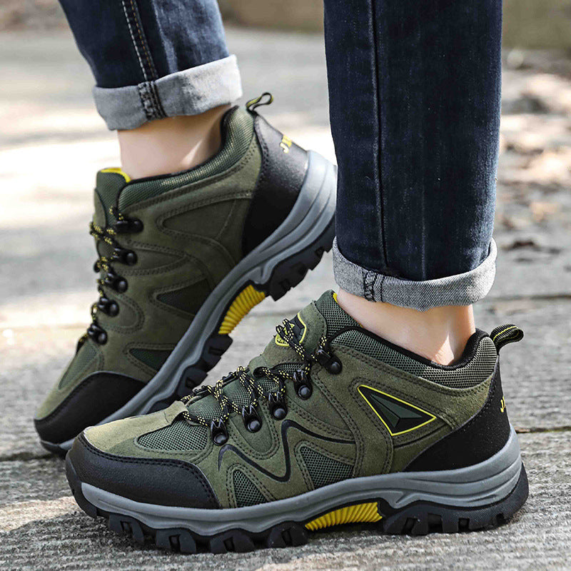 Men's Low Top Waterproof Hiking Shoes Trekking Trails Outdoor Work Shoes