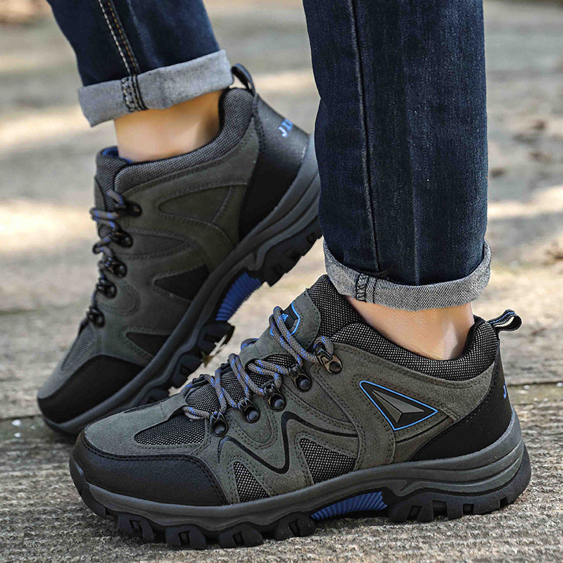 Men's Low Top Waterproof Hiking Shoes Trekking Trails Outdoor Work Shoes