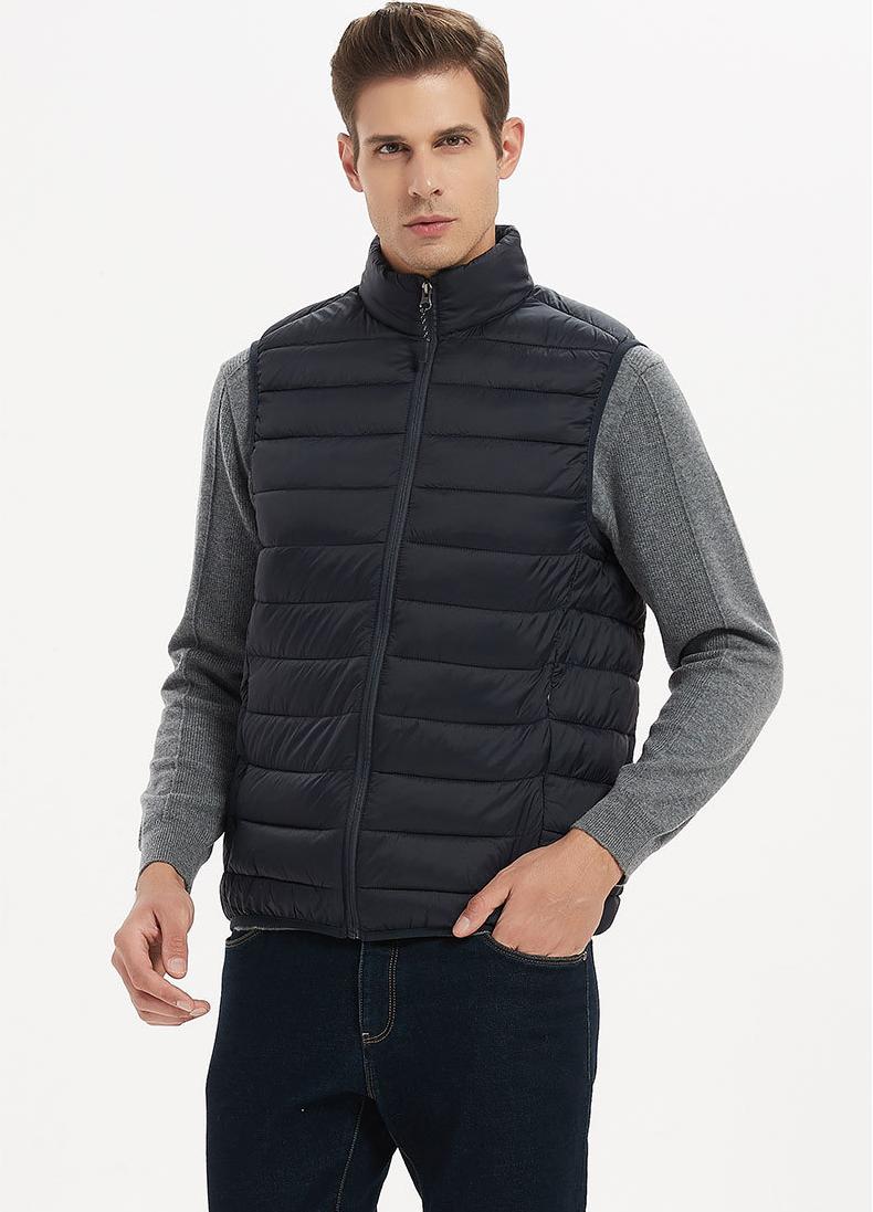 Wildking Men's Stand Collar Lightweight Thermal Vest 3.5