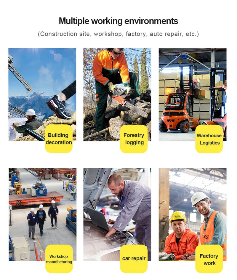 Wildking Rotary Buckle Work Safety Boots R006