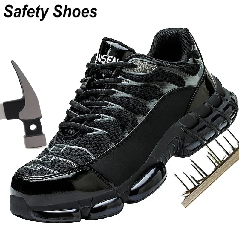 Wildking Safety Indestructible Shoes Anti-Smash Anti-Puncture Work Shoes R004