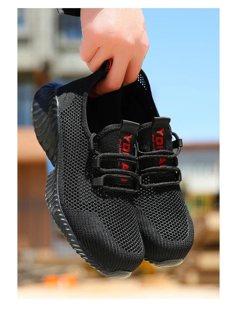 Wildking Breathable Work Sneakers Summer Safety Shoes R022