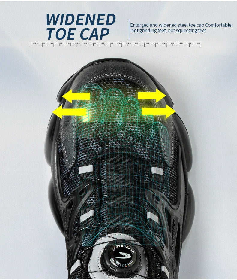 Wildking Safety Work Shoes Indestructible Anti-smash Anti-puncture R008