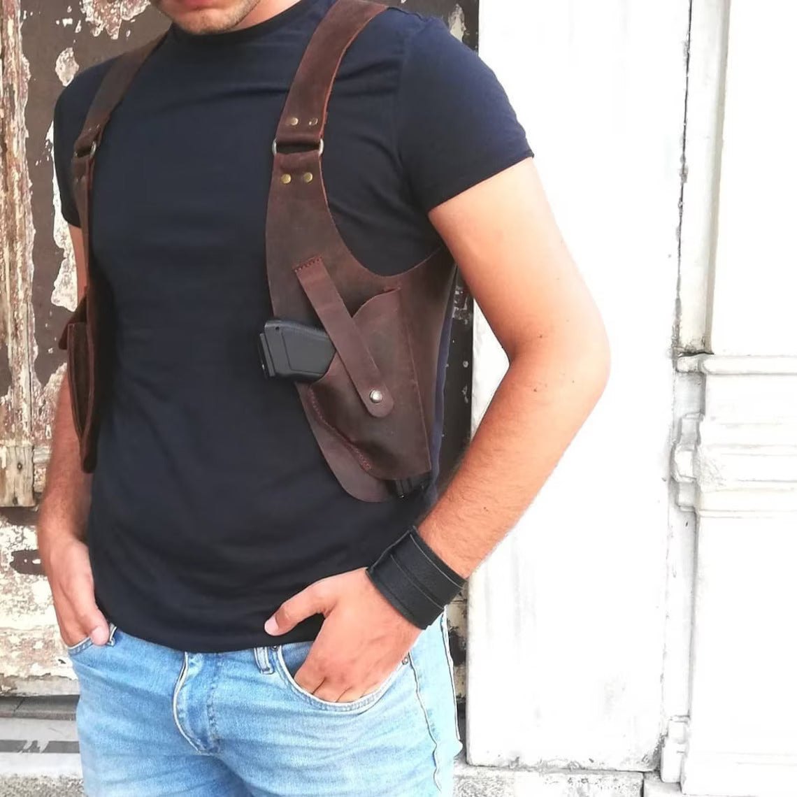 WildKing Medieval Renaissance Shoulder Holster T10