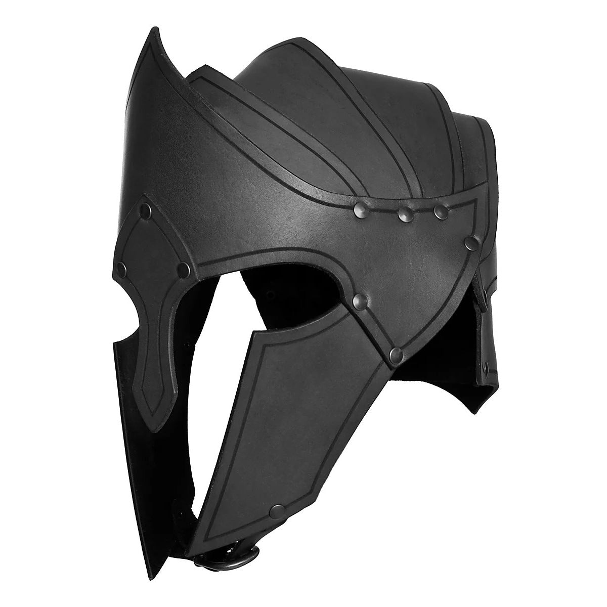 WildKing Medieval Viking Leather Helmet
