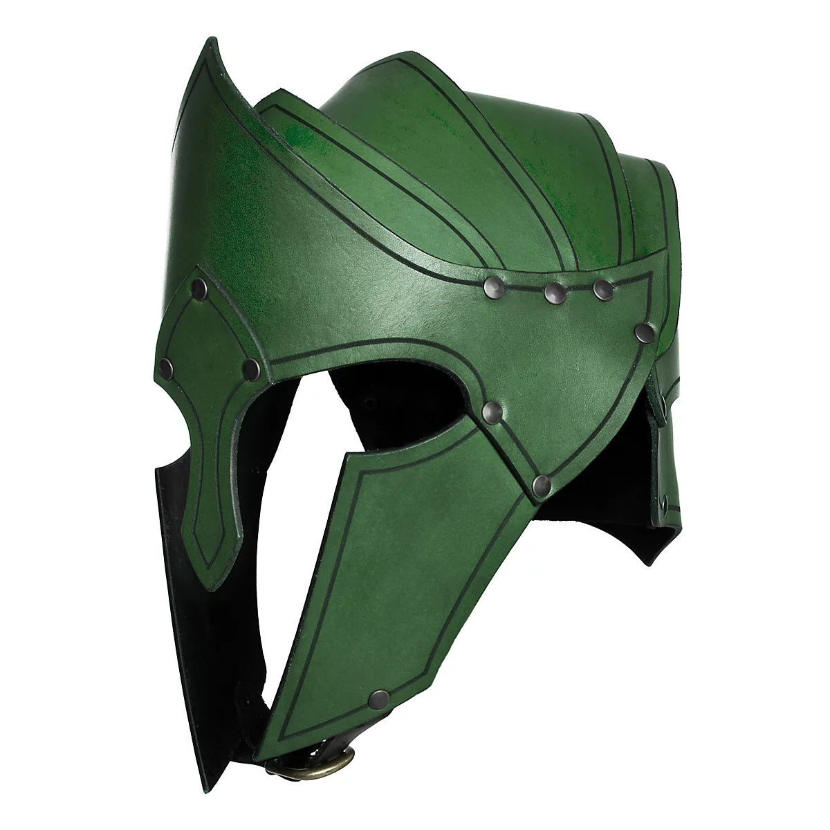 WildKing Medieval Viking Leather Helmet