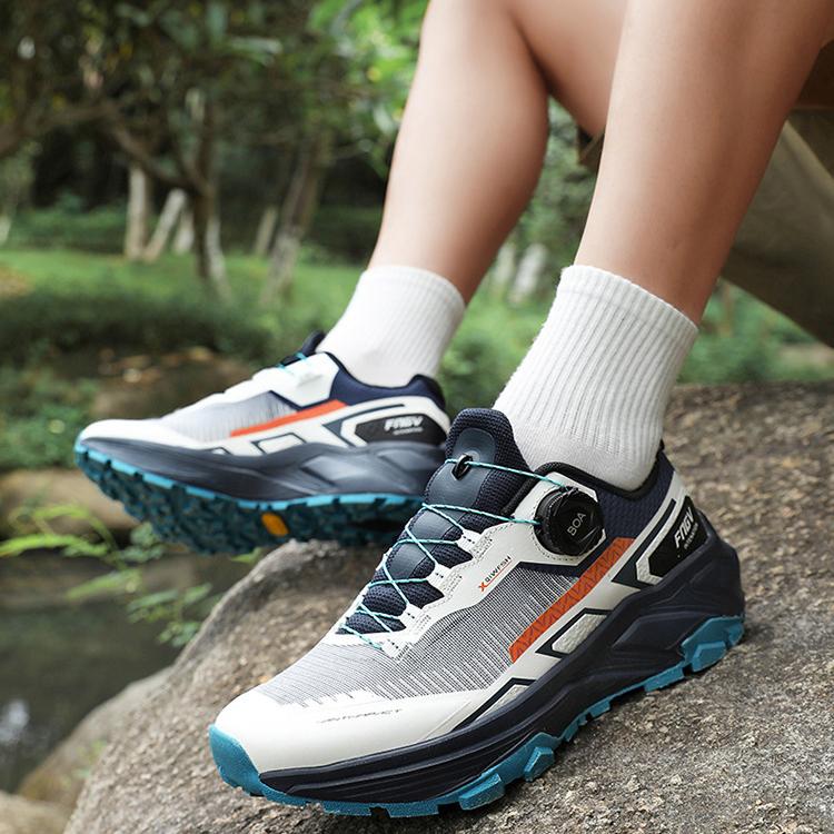 WildKing Men’s Breathable Soft Sole Rotating Button Shoes A5010