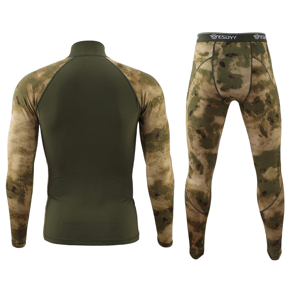 WildKing Men's Camo Thermal Quick-Drying Sweat-Wicking Underwear Set G3.0
