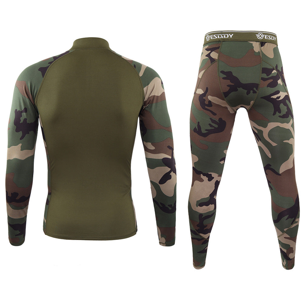 WildKing Men's Camo Thermal Quick-Drying Sweat-Wicking Underwear Set G3.0
