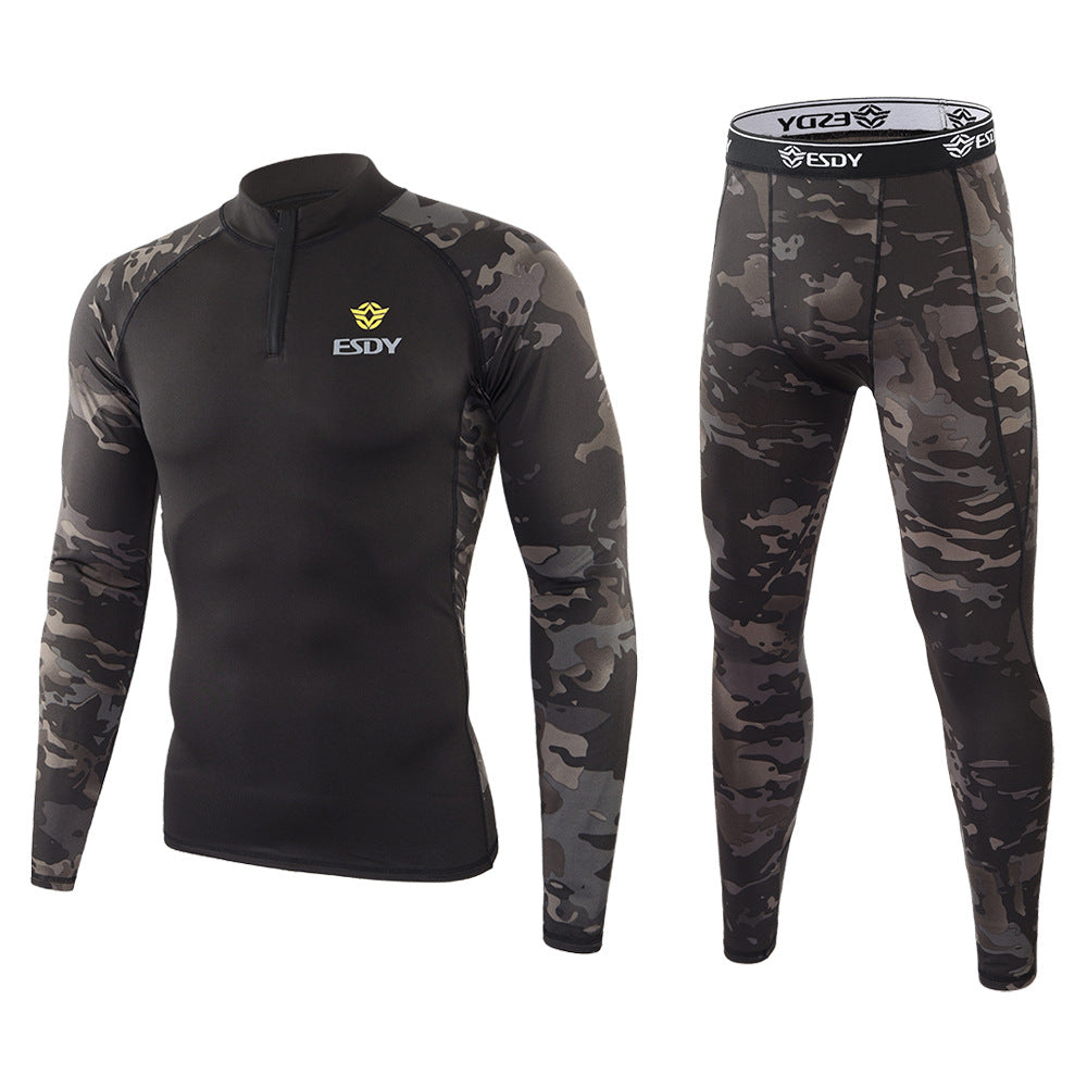 WildKing Men's Camo Thermal Quick-Drying Sweat-Wicking Underwear Set G3.0
