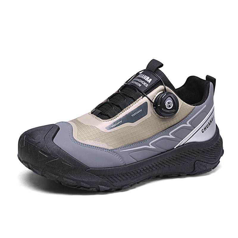 WildKing Men's Dial Lace Hiking Shoes – Outdoor Walking Sneakers A051
