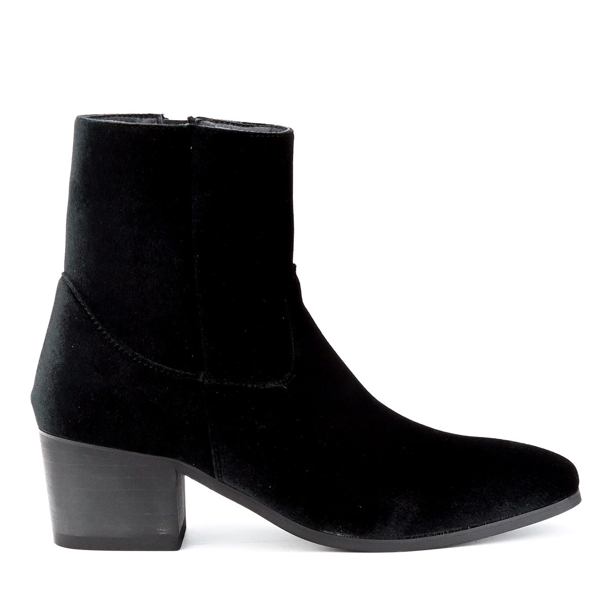 WildKing Men's Gentleman High Heel Elastic Chelsea Boots B7015