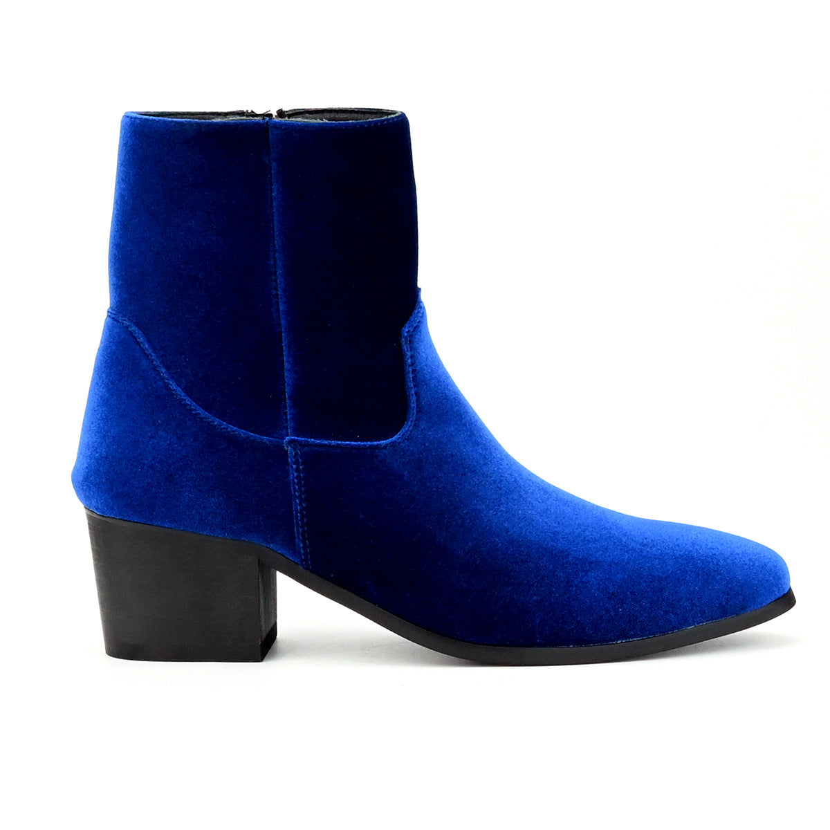 WildKing Men's Gentleman High Heel Elastic Chelsea Boots B7015