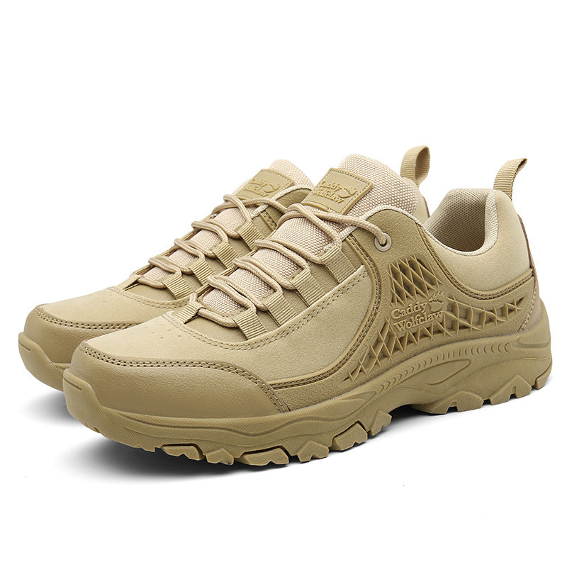 WildKing Men's Low Top Waterproof Hiking Shoes Trekking Trails Outdoor Work Shoes